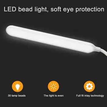 2.5 W LED namizne Svetilke Touch Mizo Senzor Svetlobe vgrajena Baterija 3 Svetlobe Načini Noč Luč Oči Zaščito Svetlobe Tabela Lučka za Branje
