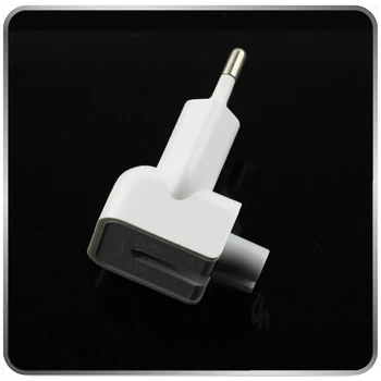 50pcs EU Plug Snemljiv Napajalni Raca Glavo Adapter Za iPhone, iPad USB Polnilnik MacBook Air Pro Evropske Power adapter