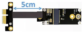 PCIe x1 m. 2 A. E. izklop WiFi adapter kabel podaljšek za Industrijsko napravo strežnika za povezavo, Signalni priključni Kabel
