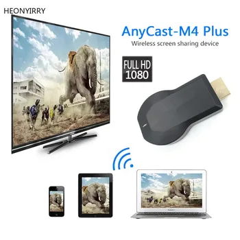 AnyCast M2 Plus Airplay 1080P Brezžični WiFi Zaslonu TV Dongle Sprejemnik TV Palico Android Miracast Za Telefon, RAČUNALNIK za Chromecast