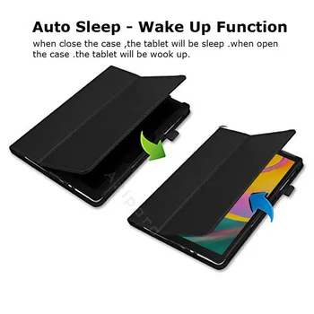 Slim za Samsung Galaxy Tab 10,5 SM-T590 T595 Primeru Smart Auto Sleep-Wake Up Projekcijska Stojala PU za Samsung T590 T595 10.5