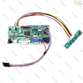 LCD Driver Monitor Krmilnik Odbor Komplet za LTN141BT09-001 1440X900 plošče HDMI je združljiv+DVI+VGA+Audio