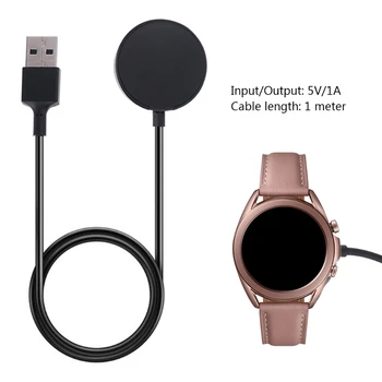 Z Brezžičnim USB Kabel za Polnjenje Baze Adapter Za Samsung - Galaxy - Watch 3 Aktivno 123