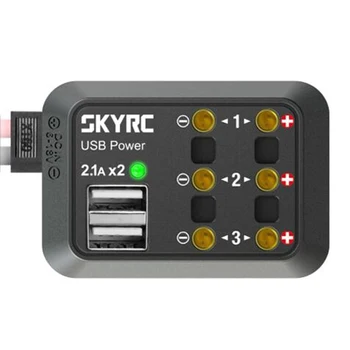 SKYRC DC Napajanje Distributer Multi Output 10A XT60 Banana Vtič Priključite 5 2.1 USB