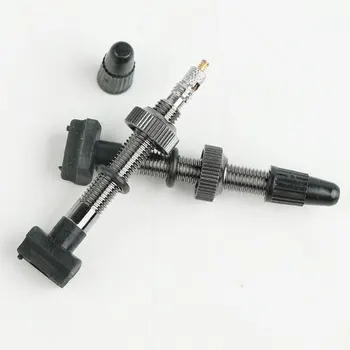 Deemount 40 mm 2PCS Izposoja Tubeless Pnevmatike Presta Ventil CNC-strojno obdelanimi Anodiziranega W/ Zlitine Skp & Orodje