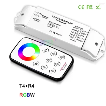 Bincolor led zatemnitev/SCT/RGB/RGBW/CW SCT led dimmer Sprejemnik krmilnik+RF brezžično daljinsko za LED Trak Svetlobe žarnice,DC12V-24V