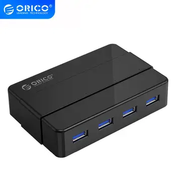 ORICO 4 Ports USB 3.0 HUB 5 Gbps Super Hitrost Prenosni USB Razdelilnik Z 12V Napajalni Adapter Za Prenosnik Namizni Pribor