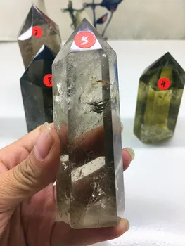 Naravni quartz crystal čaj kristalno lase kristalno topaz čarobno palico točke, čakre