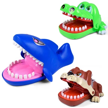 Smešno Igri Velik Krokodil Shark Usta Ugriz v Prst Igra Novost Šale Otroci Risanka Pirat Sod družino igre Igrače Za Otroke