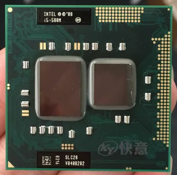 Intel Core i5-580M i5 580M SLC28 2.6 GHz Dual-Core Quad-Nit CPU Procesor 3W 35W Stojalo G1 / rPGA988A