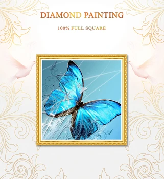 Diamond Slikarstvo Diamond vezenje 5d diy celoten kvadratni živali metulj - diamond mozaik vaja daimond slikarstvo
