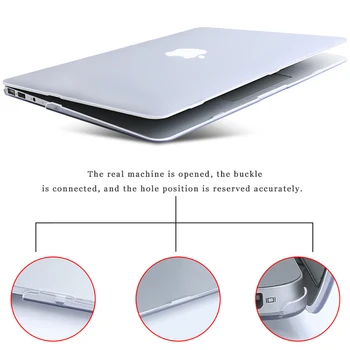 Novo A2289 Laptop Primeru Za Macbook Pro 13 M1 2020 Primeru Pro 16 15 11 12 Kritje dotik ID za Mac book Air 13 Primeru A2337 A1932 A2179