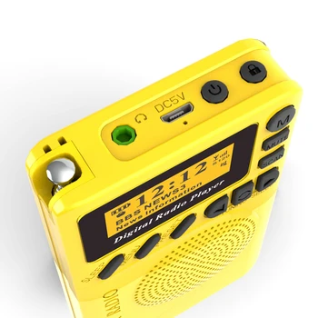 DAB-P9 radio, Digitalni PLL Prenosni Full Band Radio UKV Stereo DAB+ in FM radio Sprejemnik Dobro Kakovost Zvoka Nova