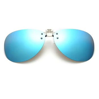Pilotni Polarizirana sončna Očala Posnetek Na Rimless sončna očala Moški Ženske Varnost Vožnje Night Vision Leče Voznik UV400 QF024