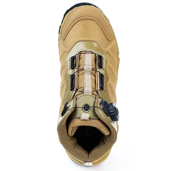 Moške pohodniške Čevlje Taktične Vojaške Škornji na Prostem Hiter Odziv BOA Sistem Lov Varnost Udobno Športno Obutev, Pohodništvo Čevlji