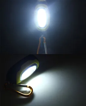 Prenosna Lučka za Kampiranje Mini COB LED delovna Luč s Tipko Verige Zunanji Šotor Svetlobe Magnetni Svetilka za Planinarjenje, Taborjenje