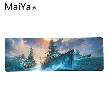 Maiya Visoke Kakovosti Svetu Vojnih ladij DIY Design Vzorec Igra mousepad Gume PC Gaming Računalnik mousepad