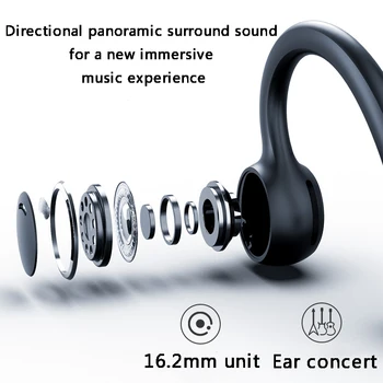 DDJ Slušalke Brezžične Bluetooth Stereo Slušalke Športne Nepremočljiva Dolgo Pripravljenosti Z Wicrophone Primeren Za Vse Mobilni Telefon