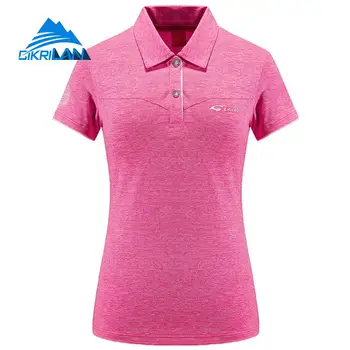 Nov poletni Ženska Prostem Quick Dry Golf Polo majica Kratek Rokav, Šport kampiranje, pohodništvo majica s kratkimi rokavi ženske plezanje, ki teče T-majice
