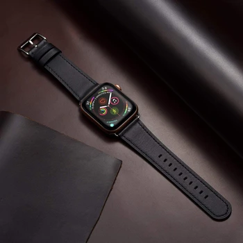 Pravega Usnja watchband za Apple ura 3 4 5 Trak 40 mm 44 42mm 38 mm zanke traku za iwatch coreas de aple watch cinturino