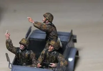1/35 obsega nemški provokacijo 3 ljudi (razen avtomobilov), miniature drugi svetovni VOJNI Smolo Model Kit slika Brezplačna Dostava
