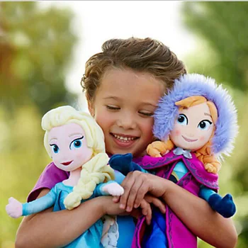 Disney 50 CM, Zamrznjeno, Ana Elsa Lutke Olaf Snow Queen Princesa Anna Elsa Lutka Igrače, Pliš Plišaste Otroci Igrače za Rojstni dan Božično Darilo