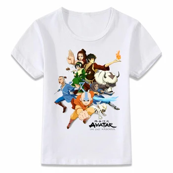 Unisex Otroci Oblačila Majica Avatar The Last Airbender T-majica za Fante in Dekleta Malčka Srajce Tee Tiskanja Obleke