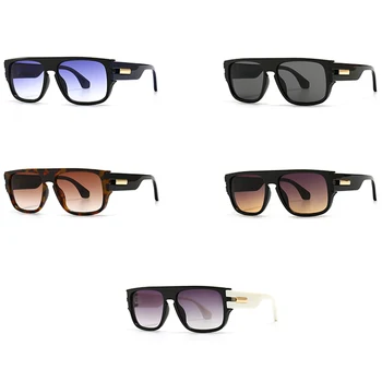 Peekaboo black retro sončna očala ženski uv400 gradient objektiv beli kvadrat sončna očala za moške darila za božič 2021 ravno vrh