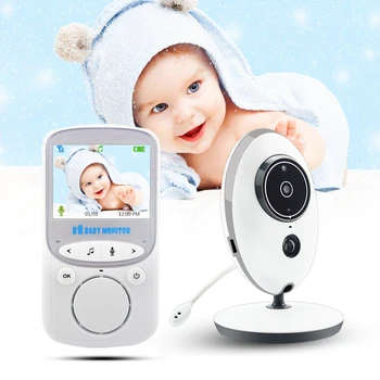 Brezžični LCD Audio Video, Baby Monitor Radio Varuška Glasbe Interkom IR 24h Prenosni Baby Baby Kamera Walkie Talkie Varuška VB605