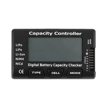 Univerzalni RC CellMeter-7 Digitalni Cell Kapaciteta Baterije Checker Za LiPo Življenje Li-ion baterija Nicd, NiMH Baterije Napetost Tester Preverjanje