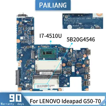 5B20G45461 Za LENOVO Ideapad G50-70 NM-A272 I7-4510U Mainboard Prenosni računalnik z matično ploščo preizkušen OK