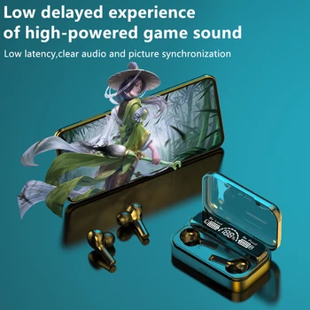 Losfick 9D Hi-fi Brezžične Stereo Slušalke Šport Nepremočljiva Dotik, Bluetooth Slušalke Z Mikrofonom Slušalke Z LED Moč