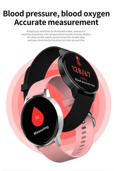 Pametno gledati srčni utrip, krvni tlak zdravje multi-motion spremljanje način klic opomnik IP68 vodotesen smartwatch