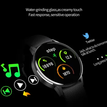 Pametno gledati srčni utrip, krvni tlak zdravje multi-motion spremljanje način klic opomnik IP68 vodotesen smartwatch