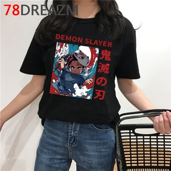 Demon Slayer Majica s kratkimi rokavi Moški Kawaii Risanka T-shirt Kimetsu Ne Yaiba Japonski Anime Demon Rezilo Grafični Tees Unisex Vrh Tshirt Moški