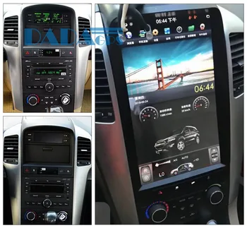 Za 13,8 centimeter Tesla slog Android Avto Radio, GPS Navigacija Za Chevrolet Captiva 2008 2009 2010 2011 2012 št DVD glavne enote Večpredstavnostnih