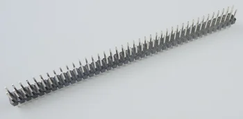 20pcs 2x40 P 2.54 mm Igrišču Pin Header dvojno vrstico Moški naravnost kvadratnih zatiči skozi luknjo v pozlačeni vrstic prostor 2.54