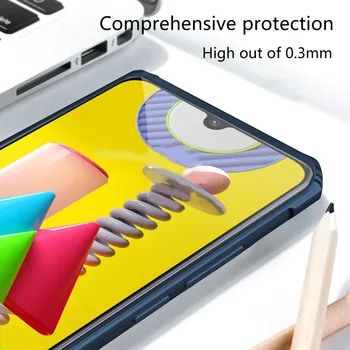 Za Samsung Galaxy M31 Luksuzni visoko-kakovostni razred osebnost Popolno zaščito in preglednost silikagel Za Samsung M30s M21 Primeru Primerih
