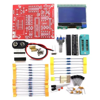 Večfunkcijsko Tranzistor Tester Odpornost Kapacitivnost Diode Pogostost Meritev Signal Generator ESR DIY Komplet za Večfunkcijsko