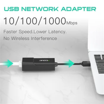 EDUP USB na Stikalo Ethernet Adapter Zvezdišče USB 3.0, da 10/100/1000 Mbps Gigabit Ethernet RJ45 LAN Pretvornik Za Nintendo Stikalo