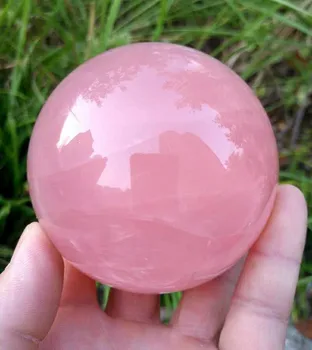 55-60 MM Lepa boutique naravnih rose pink kristalno kroglo naravne crystal reiki zdravljenje