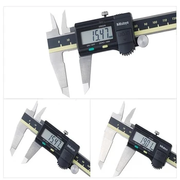 Visoka kakovost 150mm 200mm 300 mm ABS izvora digitalni vernier kaliper elektronski Messschieber Digitalni mikrometer debelina profil