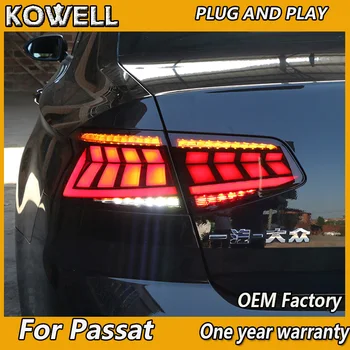 KOWELL Avto Styling Rep svetlobe Primeru za VW Passat B6 zadnje luči 2017-2019 za Passat B6 LED luč Rep Lučka LED luči