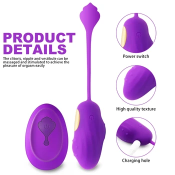 Brezžični Vibrator Odraslih Igrače Za ženske USB Polnilne G Spot Čarobno Palico, Sex Igrača Za Žensko Klitoris Spodbujanje Izdelke, povezane s spolnostjo