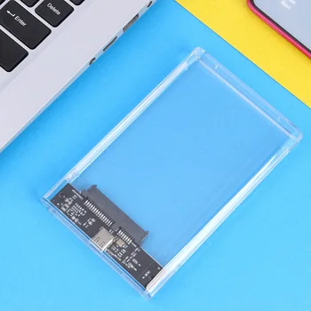 USB 3.1 Tip-C Mobilne Trdi Disk Polje 8TB Pregleden 2.5 inch SATA HDD SSD Zunanje Ohišje Ohišje za Prenosni RAČUNALNIK