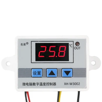 W3002 Digitalni 220v 12V 24V temperature, termo regulator toplote, hladen temp termostat za nadzor stikalo s sondo Delay start 40%popusta
