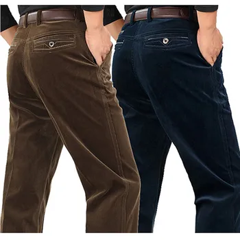 Velvet hlače svoboden srednjih let joggers moški oče nameščen v jeseni in pozimi leta 2020 moških hlač velvet oblačila