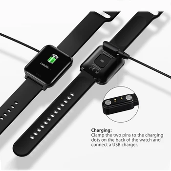BlitzWolf Magnetni Polnjenje USB Watch Polnilec za BW-HL1 Pametno Gledati Ure Kabel Zapestnica Manšeta Zamenjava Visoke Kakovosti