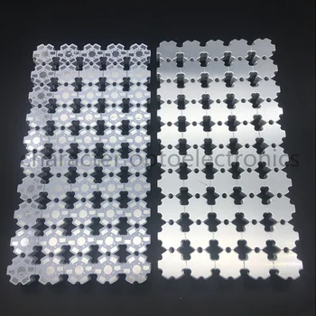 100 kozarcev>> LED PCB hladilnega telesa 20 mm, Bela blackte LED aluminijasto osnovno ploščo LED kroglice radiator Uporabite za 1/3/5W sijalka LED čip 20 MM