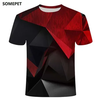 2020 novo 3D vortex T-shirt za moške poletne 3D tiskanje kratka sleeved vrhu T-shirt priložnostne 3D T-shirt vrh Tee XXS-6XL